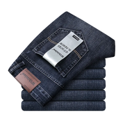 Wthinlee Business Men's Jeans Casual Straight Stretch Pants | OWNLUXE