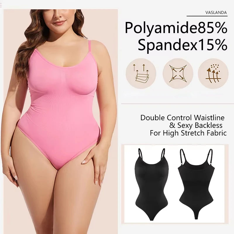 Shapewear Bodysuit Thong Full Body Shaper Tummy Control