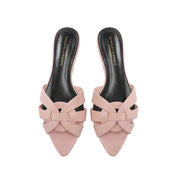 Pointed Cowhide Sandals | OWNLUXE