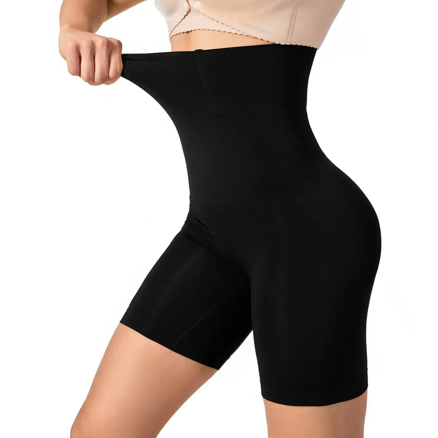 High-Waist Tummy Control Shapewear Shorts - Butt Lifter Shaper