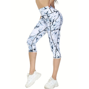 Women's Calf-Length Ponte-De-Roma Jogger Leggings – Stretchy, Breathable & Perfect for Yoga