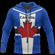 Canada 3d All Over Printed Maple Leaf Generation Zipped | OWNLUXE