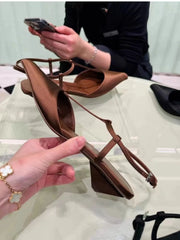 Women's Pointed Toe Low Heel Pumps – Shop at OWNLUXE