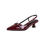 Women's Leather Retro Sandals – Shop at OWNLUXE