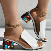 Back‑Strap Casual Heeled Sandals for Everyday Wear