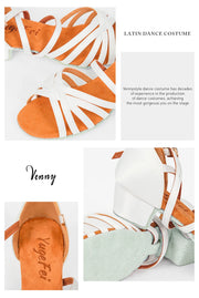 Vennystyle Latin Dance Shoes – Soft Sole Girls & Women