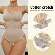 Medium Control Seamless Bodysuit Shaper – Wire‑Free