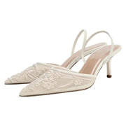 Women's Pointed Toe Stiletto Mesh Heels – Shop at OWNLUXE