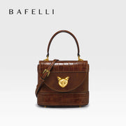 Leather Handbag (Ancora-Red) | OWNLUXE