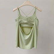 Padded Nylon Sports Bra | OWNLUXE