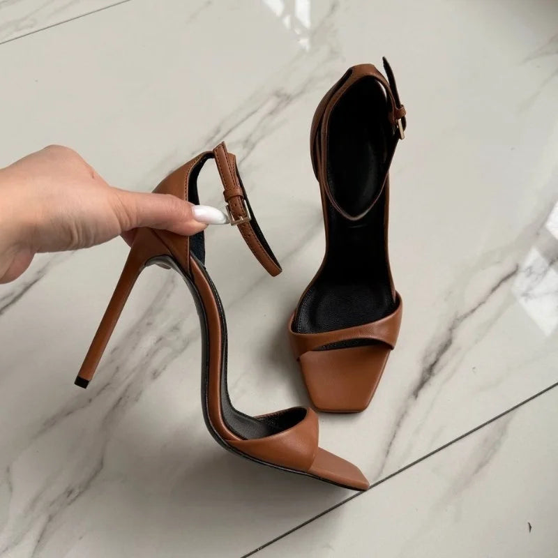 Women's Open Toe Heels | OWNLUXE