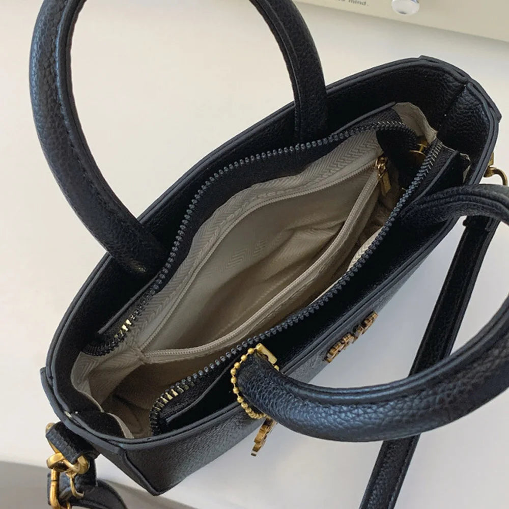 High-End Luxury Handbag – 2025 Retro Crossbody Commuter Bag
