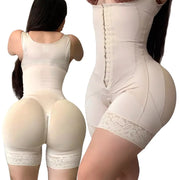 Firm Control Seamless Bodysuit Shaper - Wire-Free Full Body Shapewear
