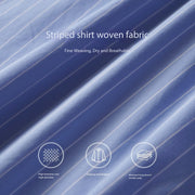 Long-Sleeve Striped Commute O24qc82815 | OWNLUXE