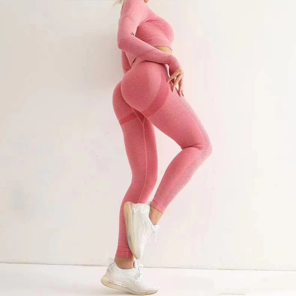 Women’s High-Rise Quick-Dry Yoga Leggings with Tummy Control