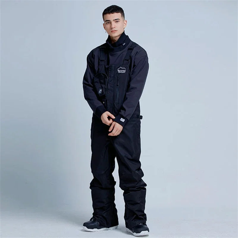 Unisex Waterproof Ski Overalls – Insulated & Thermal Snow Pants