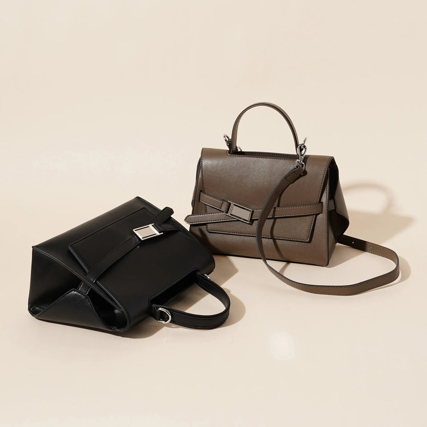 Genuine Leather Designer Tote Bag - Premium Shoulder Handbag | OWNLUXE