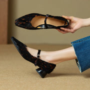 Women's Pointed Toe Leather Flats – Shop at OWNLUXE