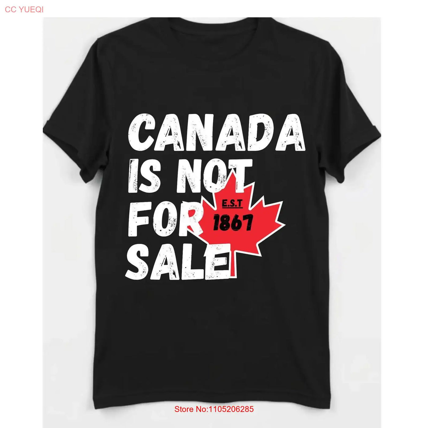 Canada Is Not For Sale T-Shirt – Unisex Political Statement Tee