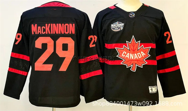 Canada Team Ice Hockey Jersey – Embroidered Training Uniform