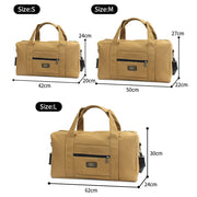 Canvas Travel Duffle Bag – Lightweight Weekender Holdall (S/M/L)