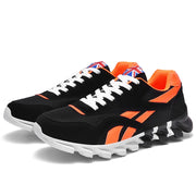Unisex Breathable Sneakers (Black Orange) – Shop at OWNLUXE