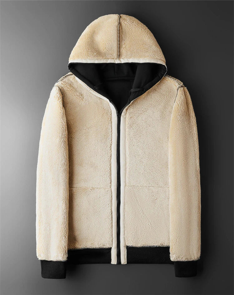 Hooded Long-Sleeve Zip-Up Sport Hoodie | OWNLUXE