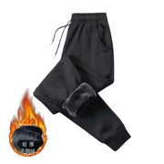Thickened Lamb Velvet Winter Pants - Fleece Lined Windproof Trousers