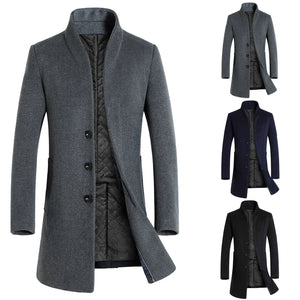 🧥 Comfy Dad Overcoat – Lightweight Style for Cool Seasons 🧥 Manteau Décontracté Papa – Style léger pour les saisons fraîches