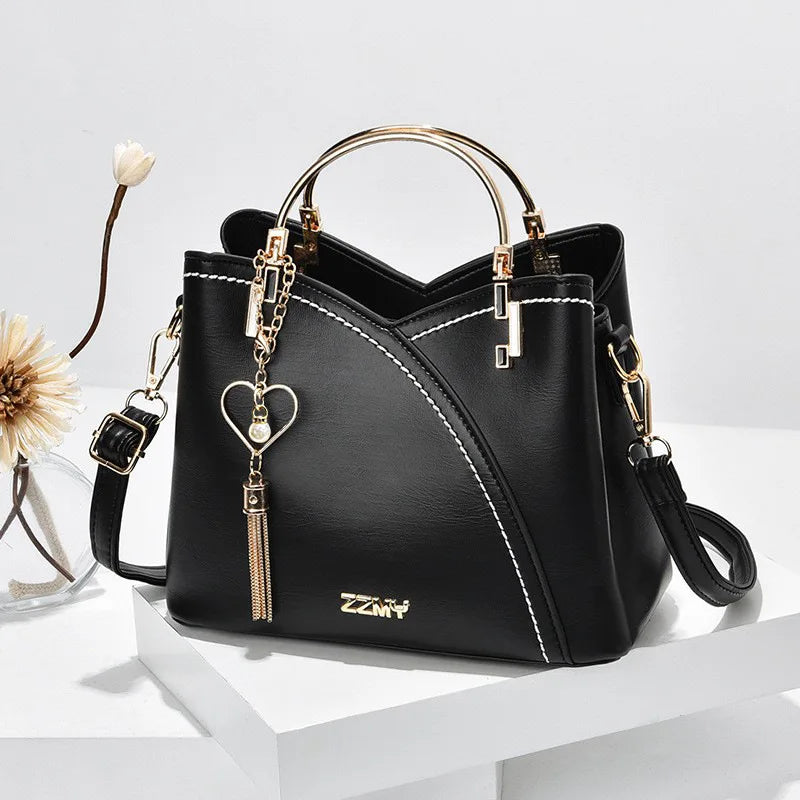 Patchwork Satchel Bag – Stylish & Versatile | Sac Patchwork – Élégant & Polyvalent
