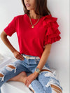 Women's Short Sleeve T-Shirt (White) | OWNLUXE