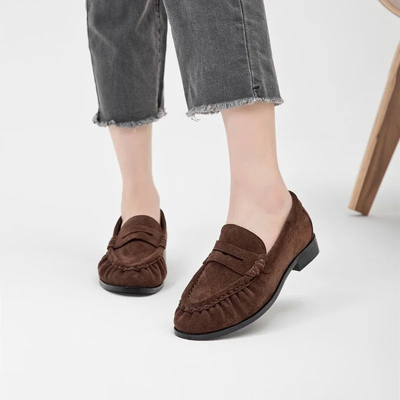 Women's Leather Vintage Sandals (Dark Brown) – Shop at OWNLUXE