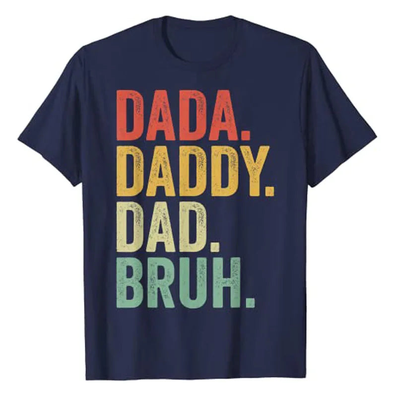Dad Bruh Vintage Tee – Funny Father’s Day Shirt | T-shirt humoristique pour papa – Fête des Pères
