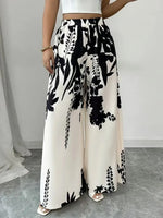 Load image into Gallery viewer, 2025 Women's Printed Casual Trousers - Lace-Up Waist Slim Fit
