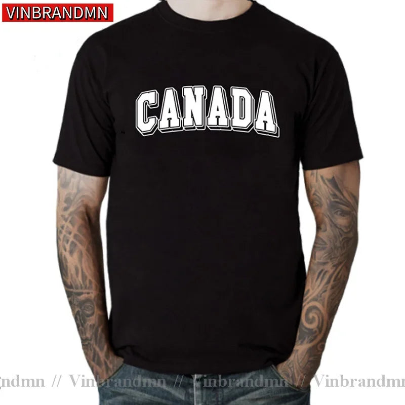 True North Strong Canada T-Shirt – Canadian Map Flag Maple Leaf Tee | OWNLUXE