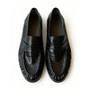 Women's Leather Retro Loafers (Black) | OWNLUXE