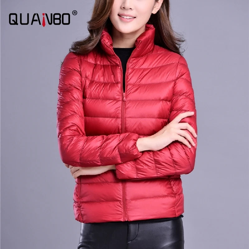 Women Spring Jacket Fashion Short Ultra Lightweight | OWNLUXE