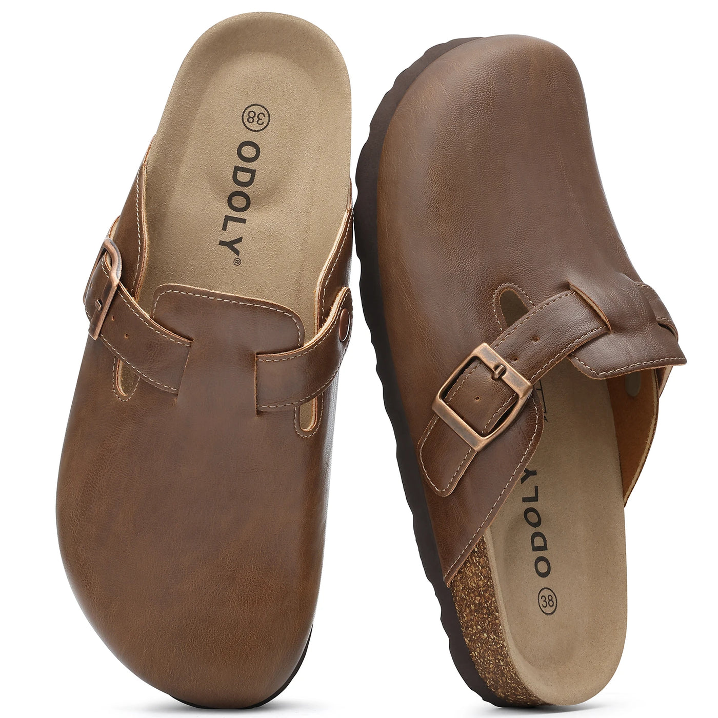 Unisex Arch Support Leather Slippers – Shop at OWNLUXE