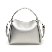 Leftside Small PU Leather Bucket Bag Shoulder Bags Short | OWNLUXE