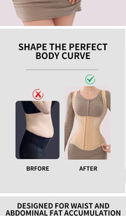 U-Shaped Waist Trainer Tank Top Shapewear with Steel Bones