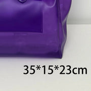 Spacious PVC Transparent Handbag | OWNLUXE