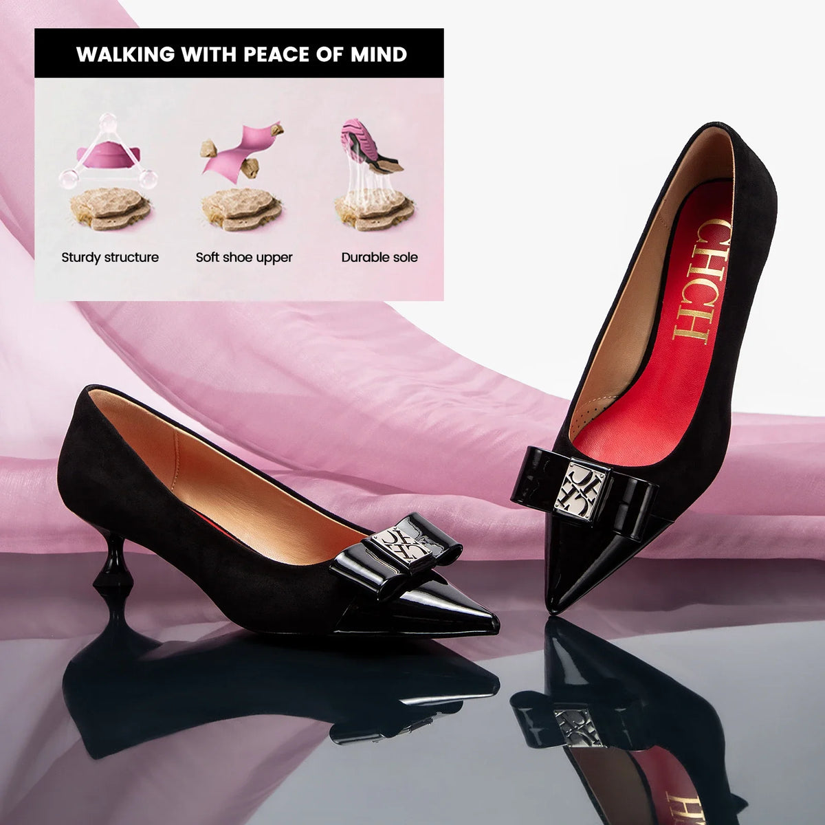 Pointed Toe Retro Classic Strap Accessory – Shop at OWNLUXE