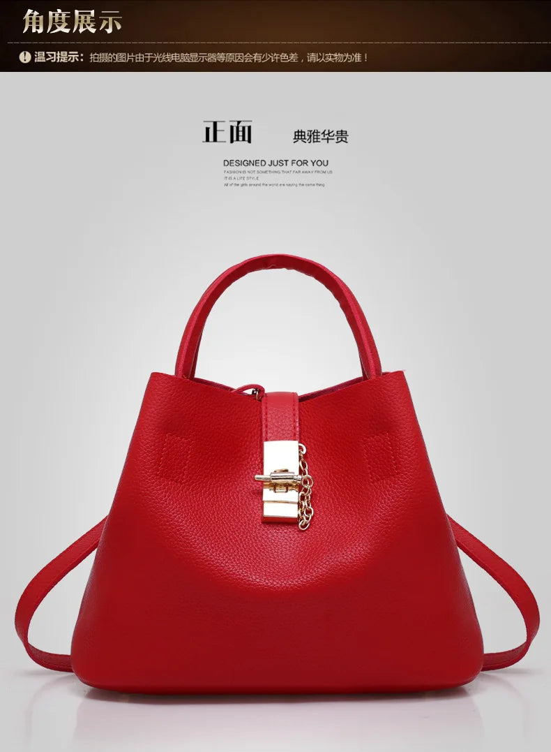 Women's Leather Crossbody Handbag – Luxury Designer Shoulder Bag