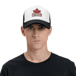 Load image into Gallery viewer, Make Canada Strong Baseball Cap – Unisex Mesh Trucker Snapback

