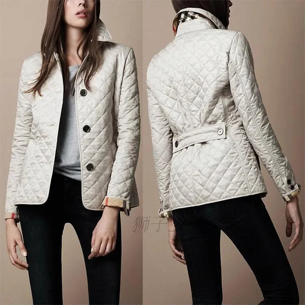 Hooded Quilted Long-Sleeve Button-Down Jacket – Shop at OWNLUXE