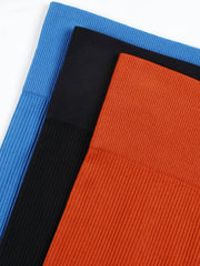 High-Waist Seamless Yoga Ribbed Leggings | OWNLUXE