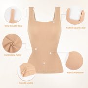 Vest Compression Tummy-Control Seamless Top | OWNLUXE