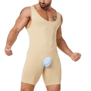 Seamless Men’s Full Body Shaper Bodysuit for Tummy Control