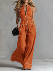 Women's Sleeveless Jumpsuit | OWNLUXE