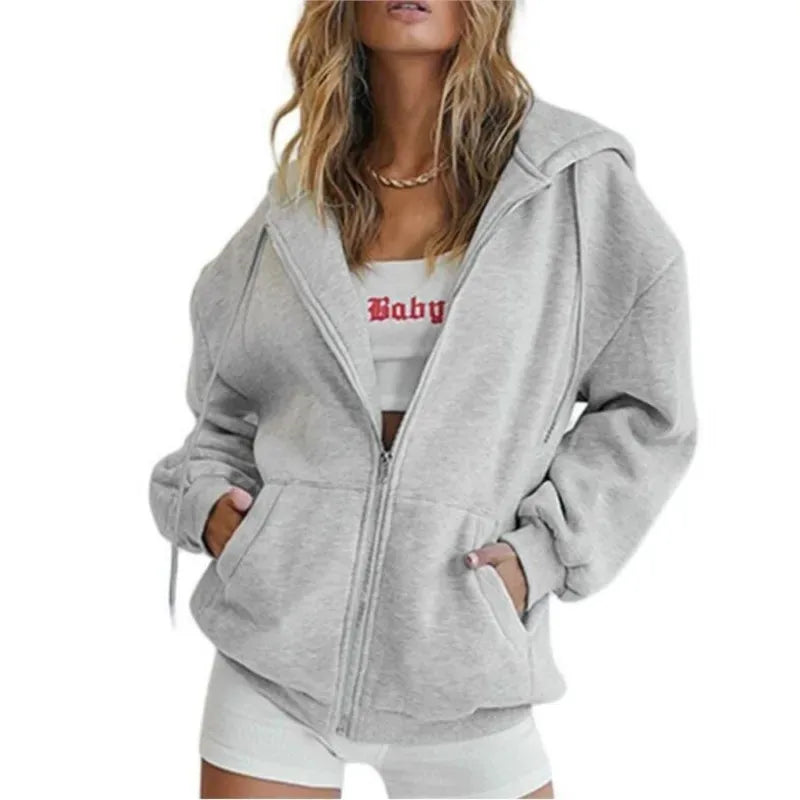 Women's Long-Sleeve Solid Hoodie | OWNLUXE